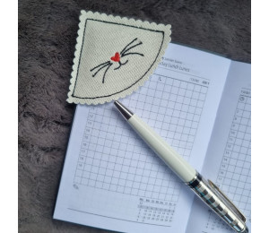 Stickserie ITH - Buchecken Mieze